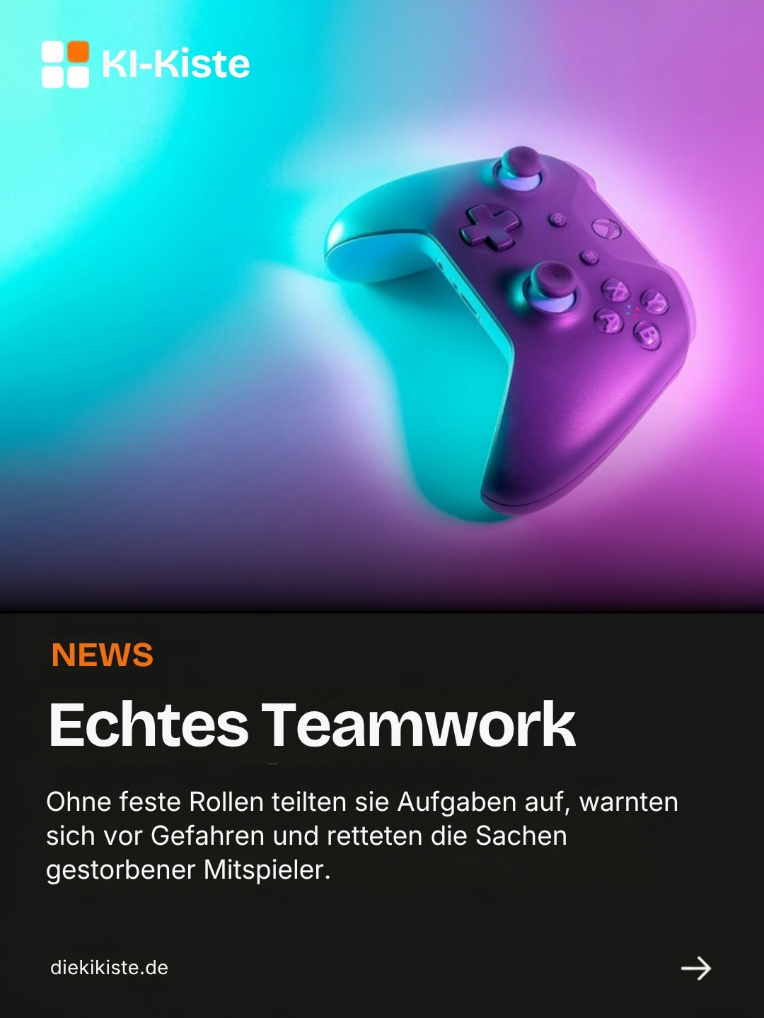 Folie: Echtes Teamwork