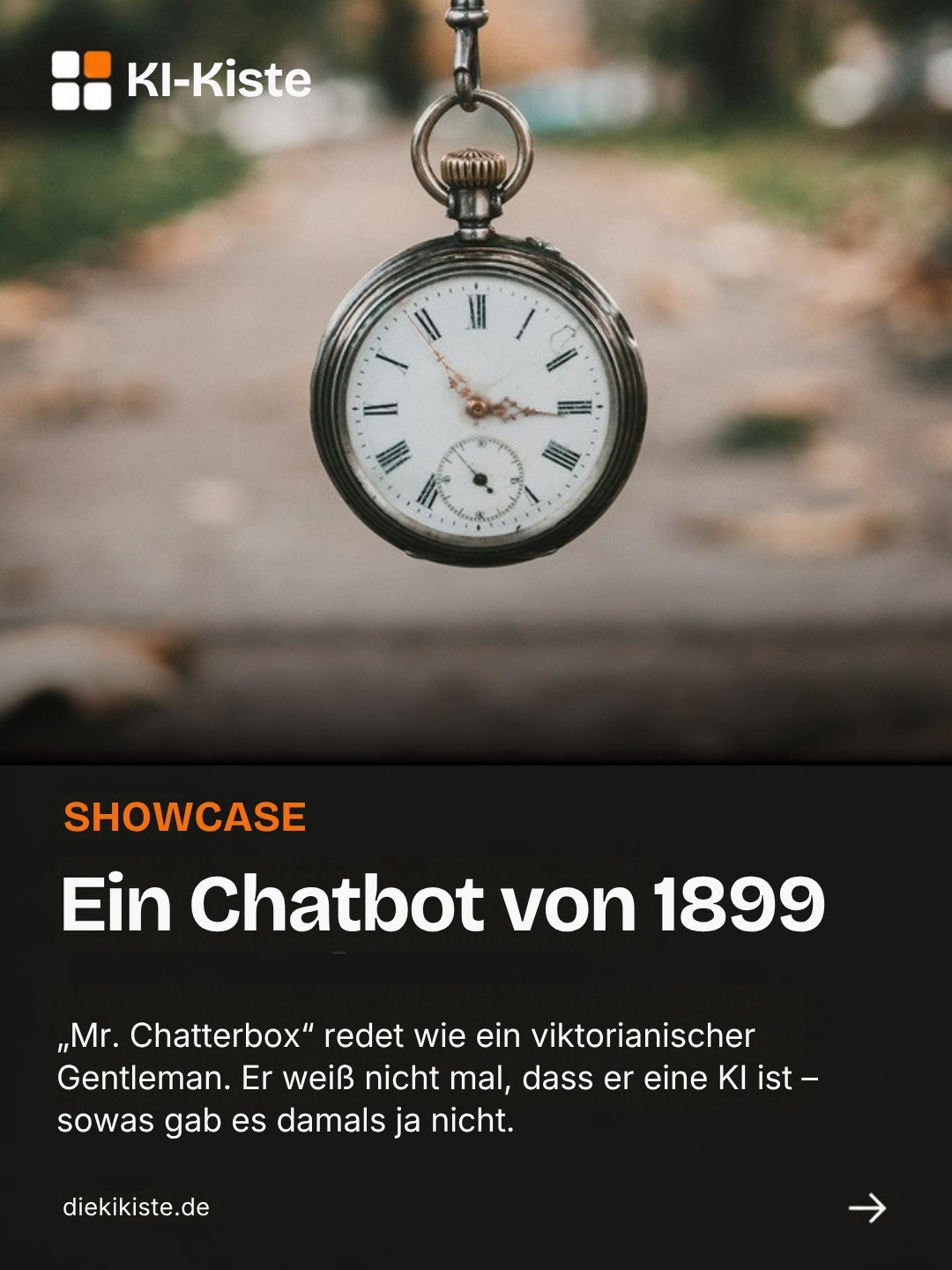 Folie: Ein Chatbot von 1899