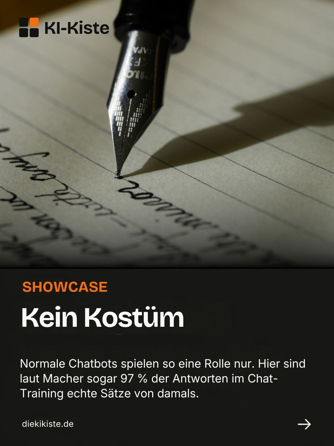 Folie: Kein Kostüm