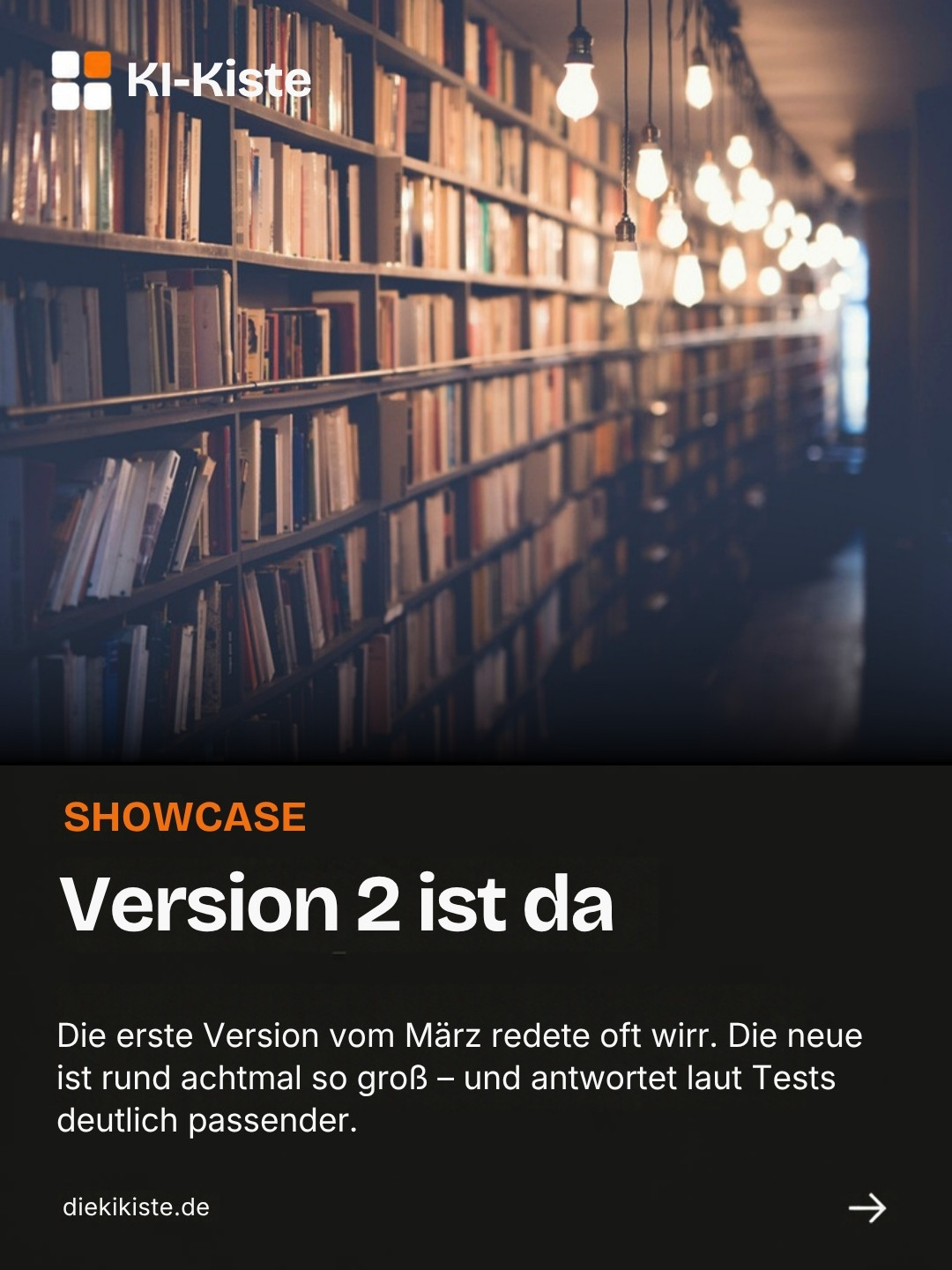 Folie: Version 2 ist da