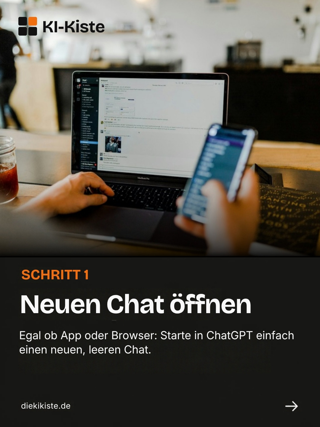 Schritt 1: Neuen Chat öffnen